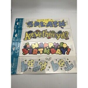 Set of 4 Frances Meyer Stickers NOS Sealed